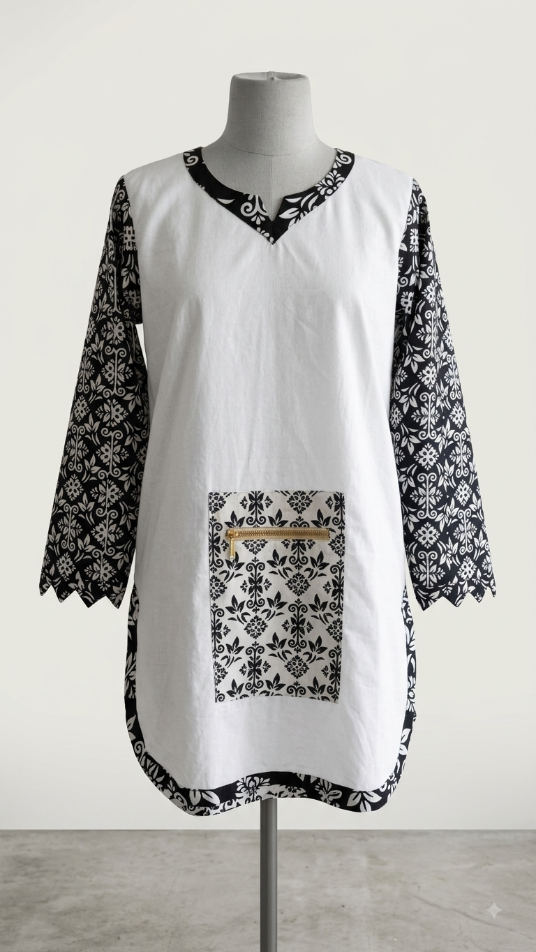 The Ajrak Travel Kurta