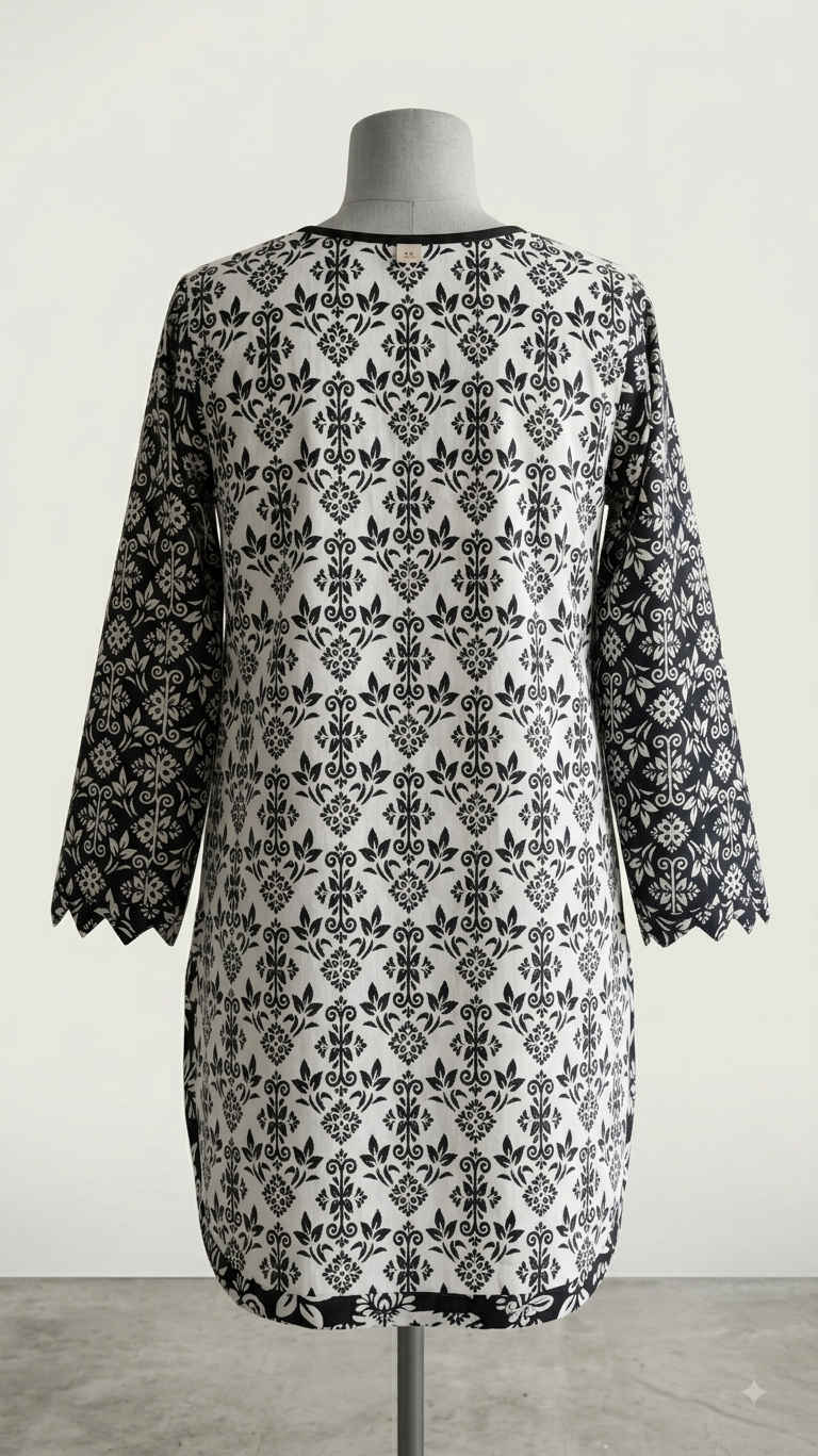 The Ajrak Travel Kurta