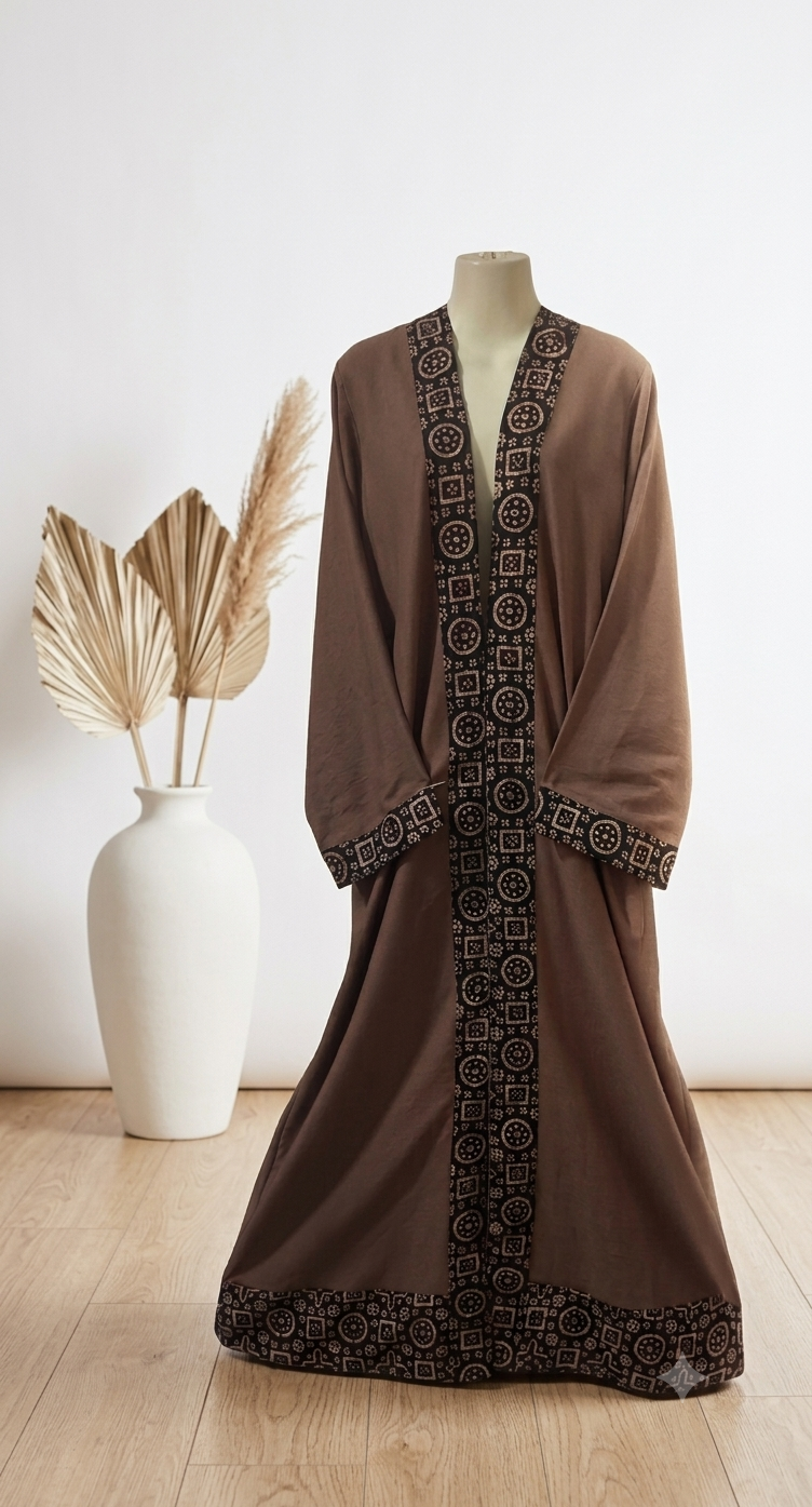 The Ajrak Heritage Abaya