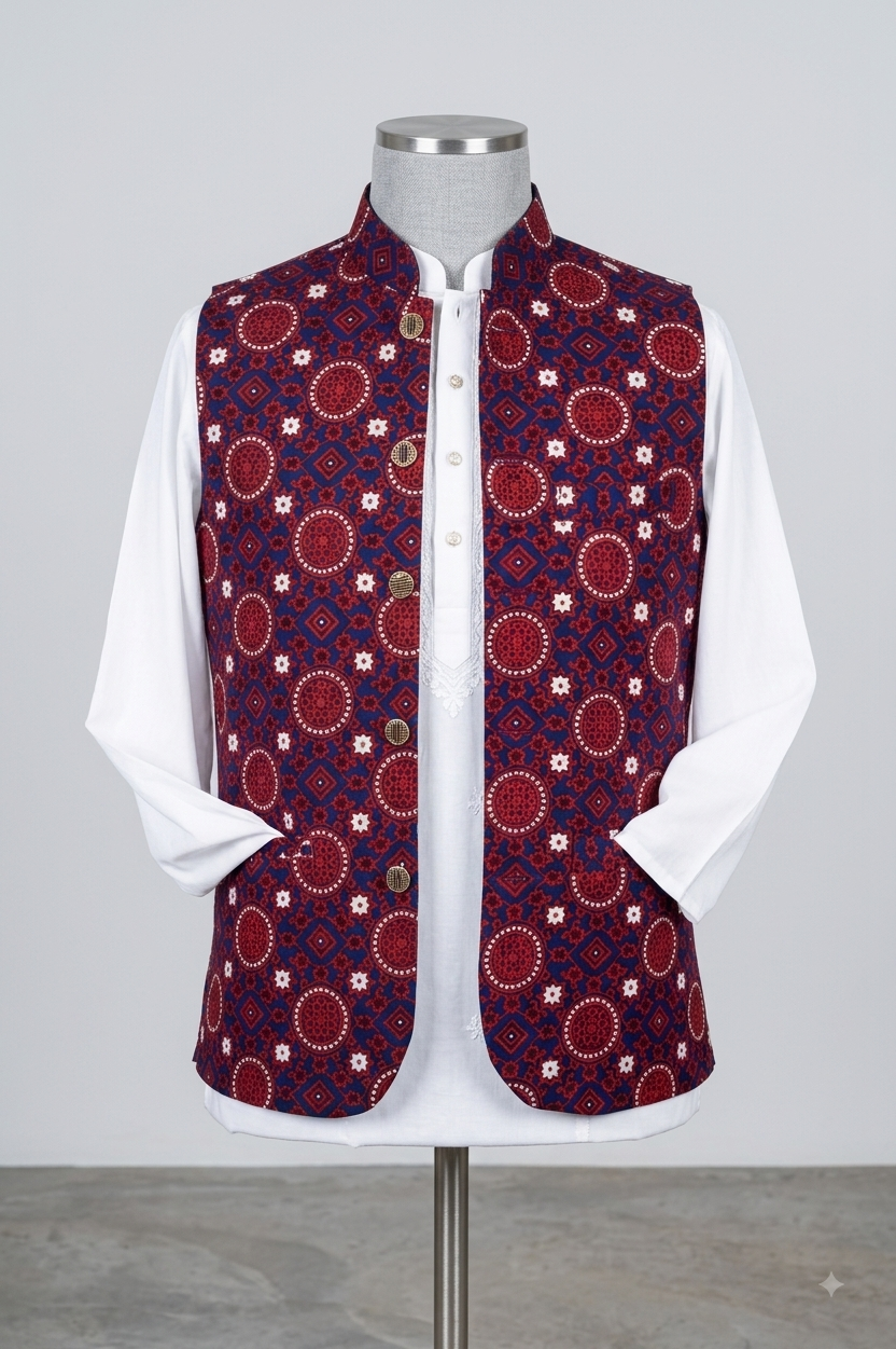 The Ajrak Wasitcoat