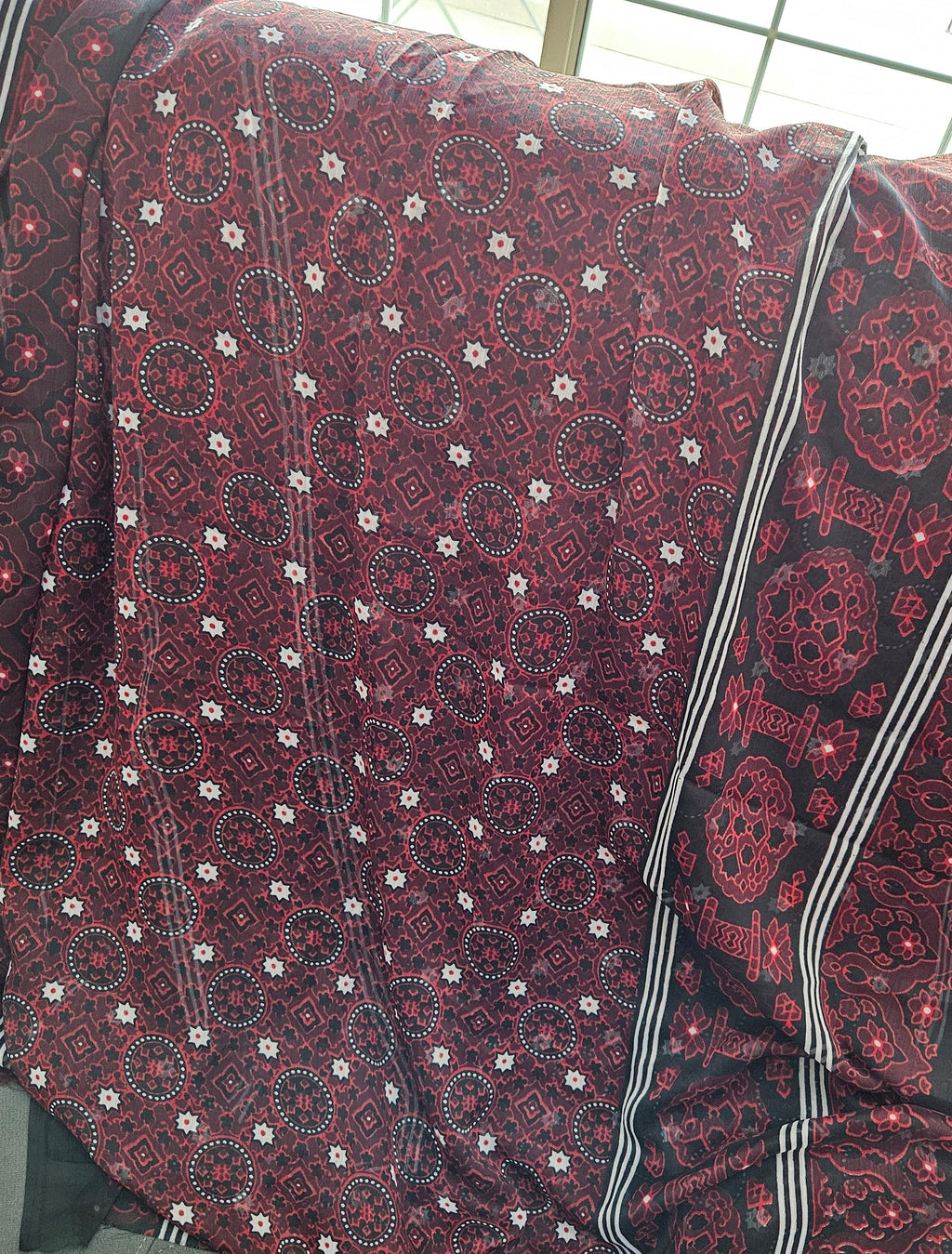 Ajrak Chiffon Dupatta 02