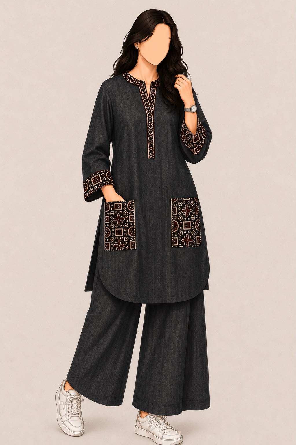 The Ajrak Denim