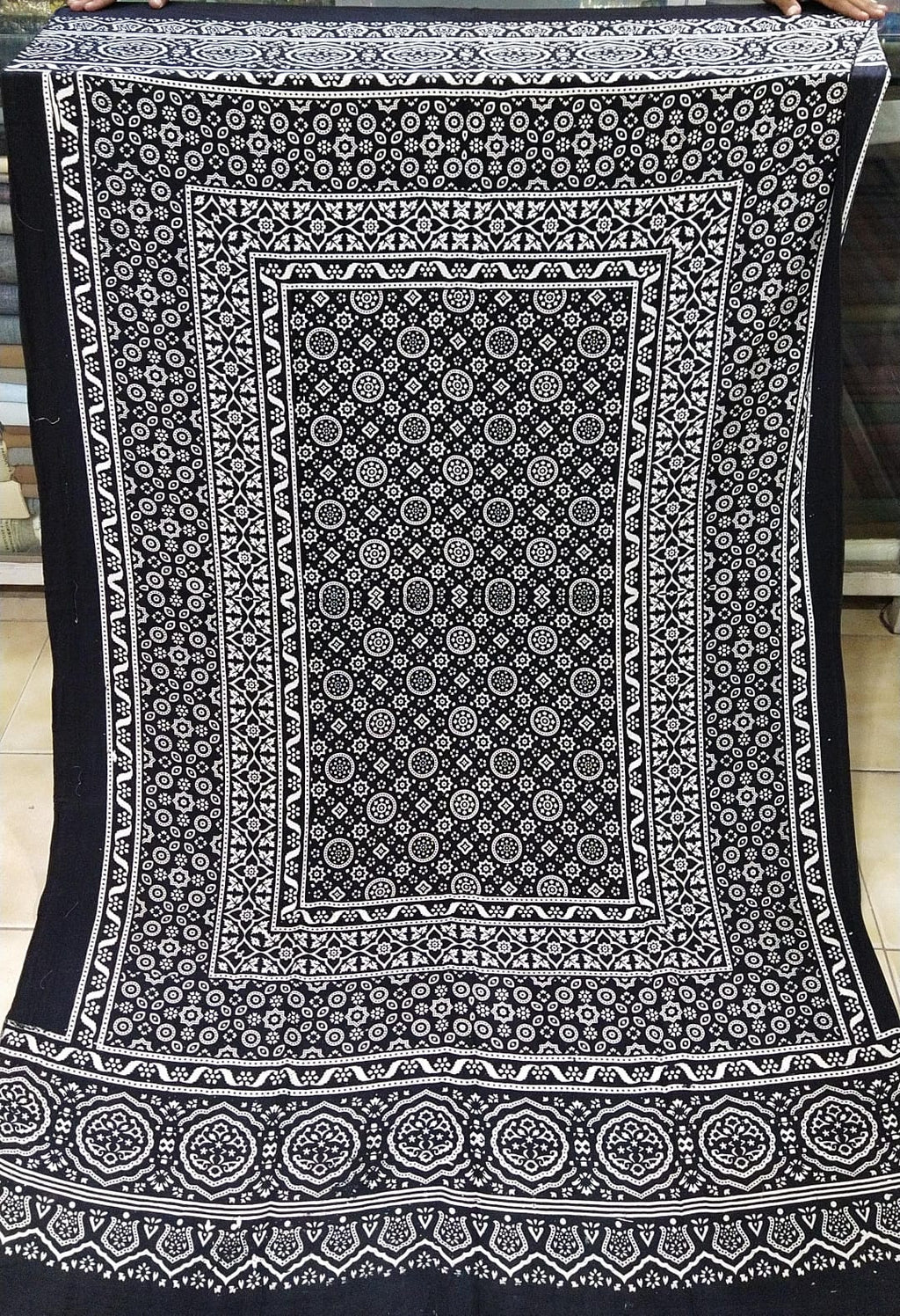 Men Ajrak Shawl