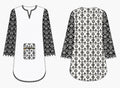The Ajrak Travel Kurta