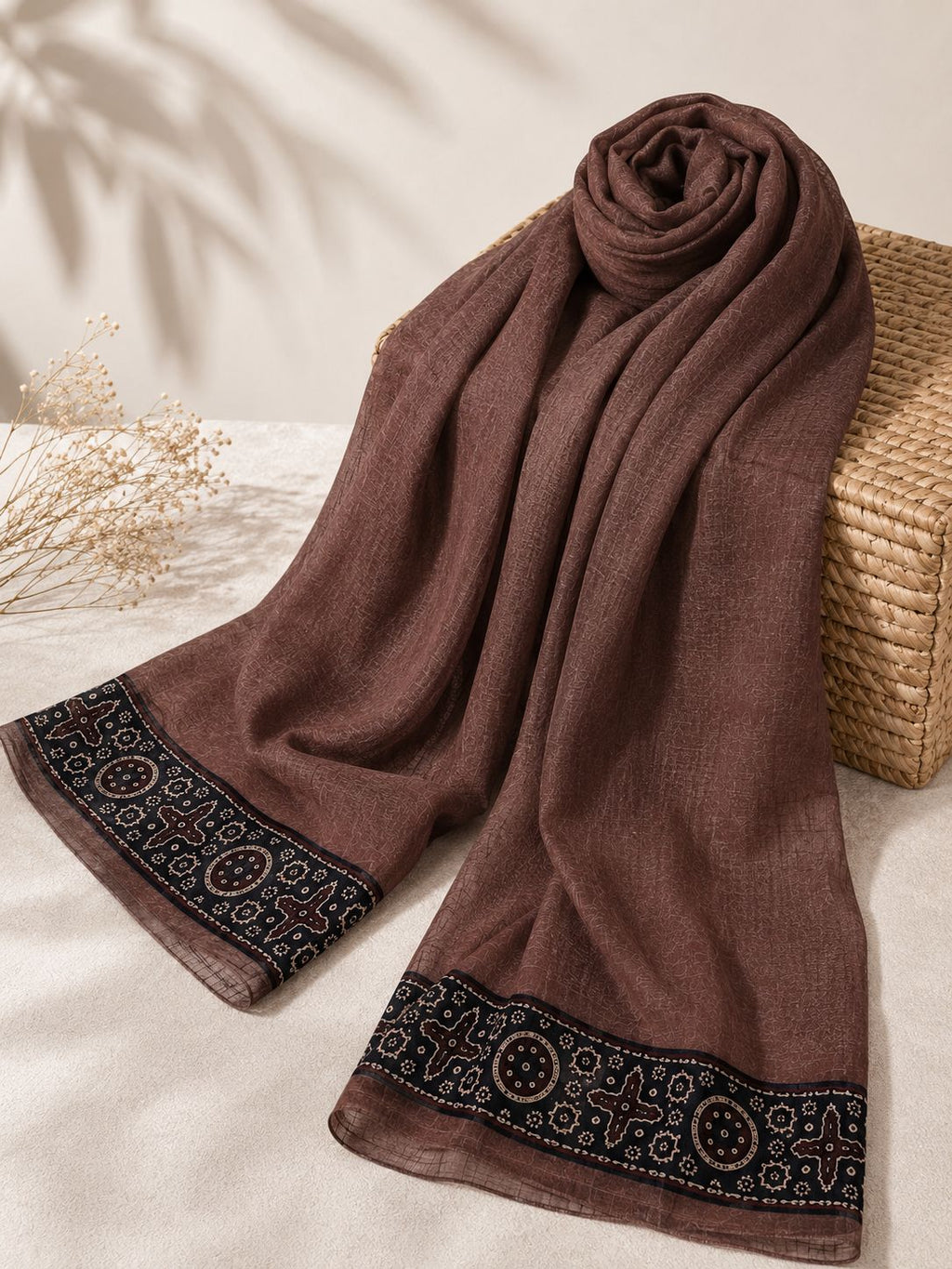 The Ajrak Heritage Stole
