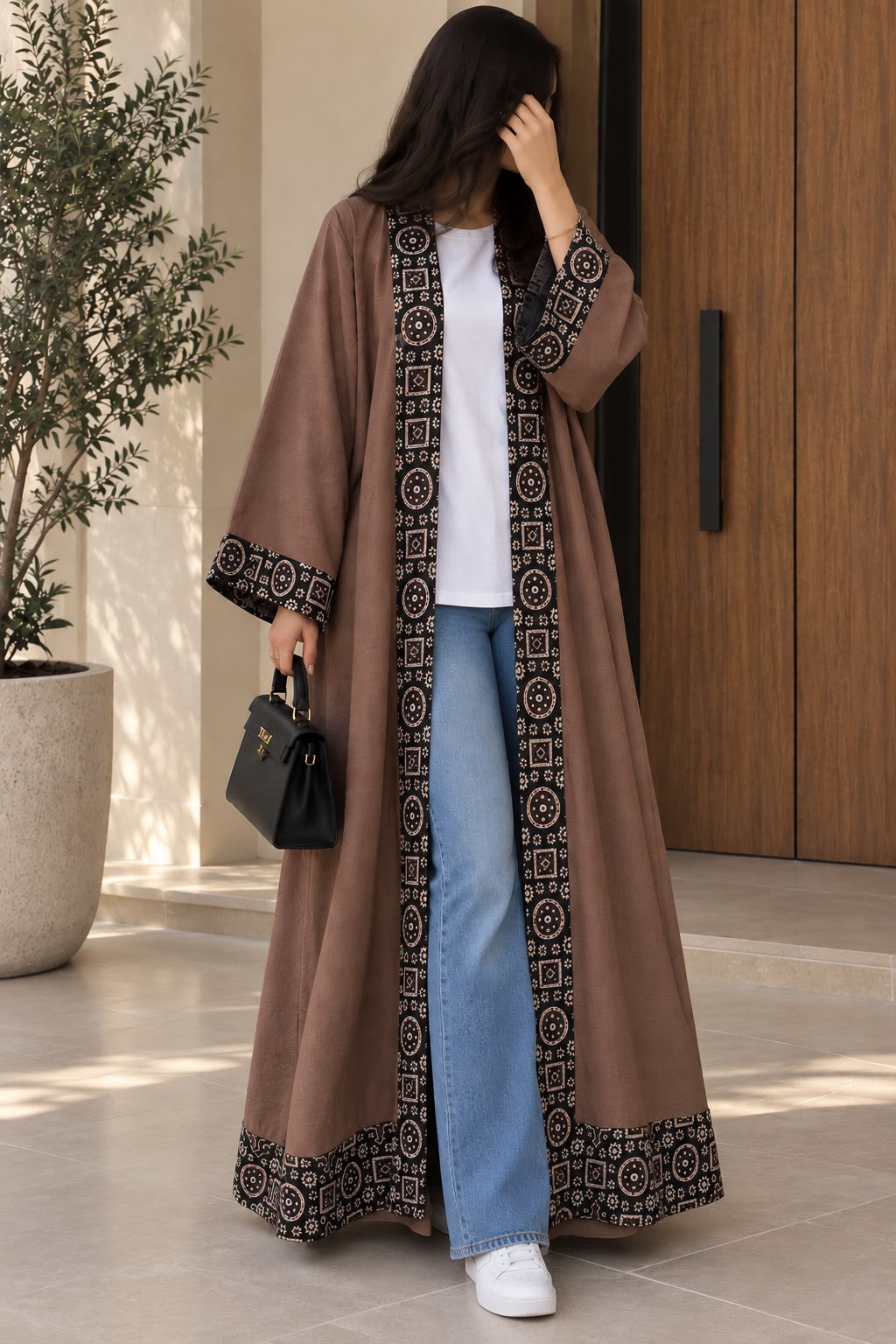 The Ajrak Heritage Abaya