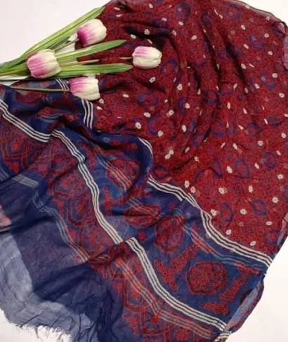 Ajrak Chiffon Dupatta 01
