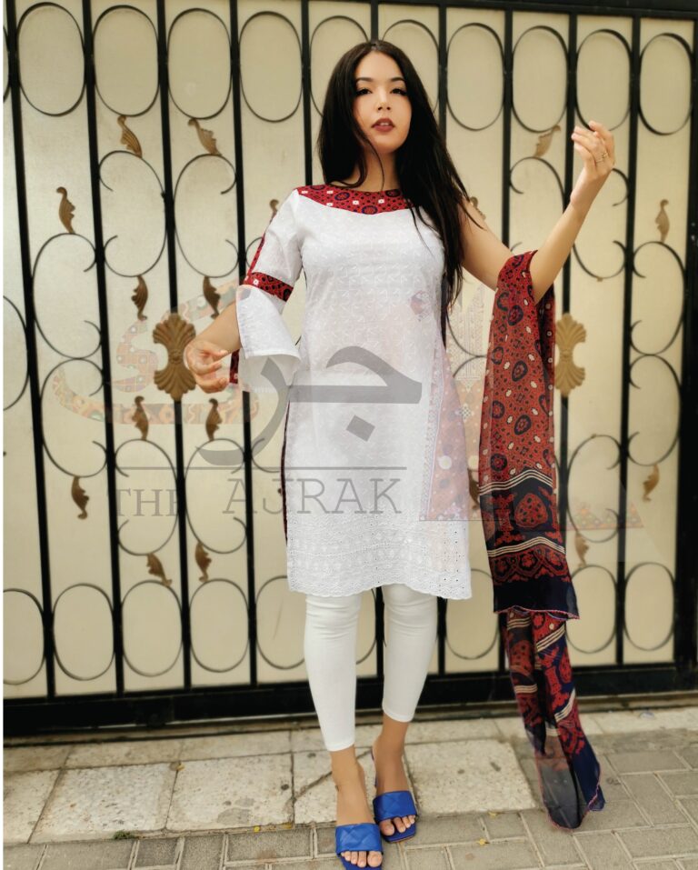 The Ajrak Filmy - unstitched - Image 4